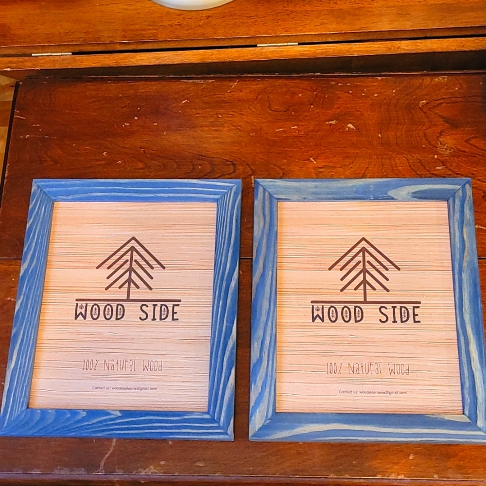 Wood 8x10 frames x 2
